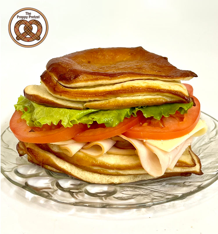 Pretzel Sandwiches and Hot Dogs