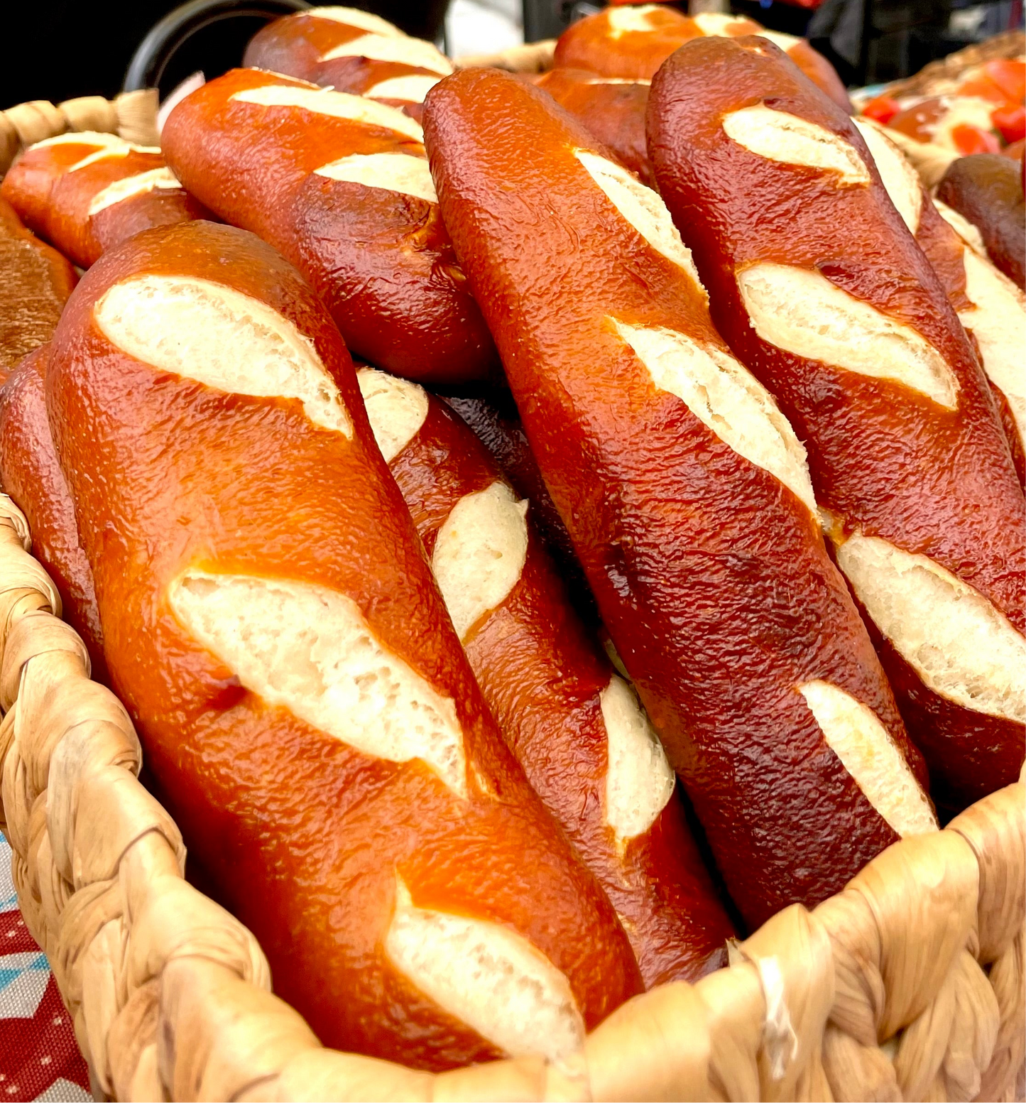 Soft Pretzel Baguettes