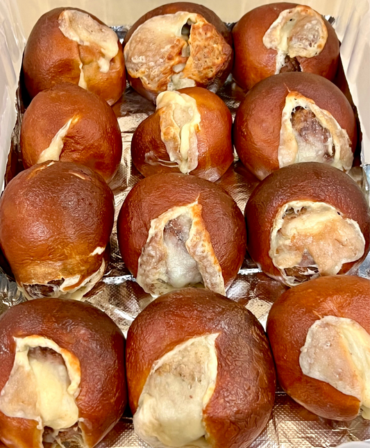 Stuffed Pretzel Bombs (variety of fillings)