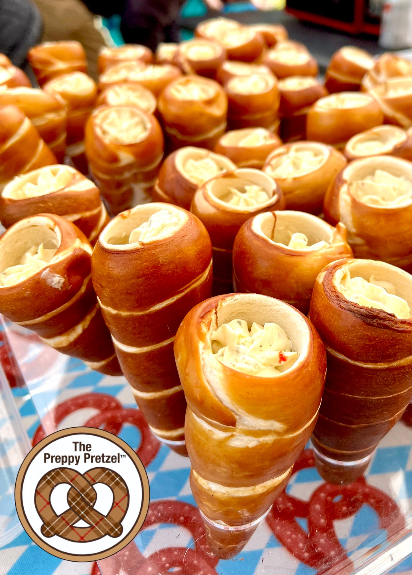 The Original Preppy Pretzel Cone™  FILL IT YOUR WAY!